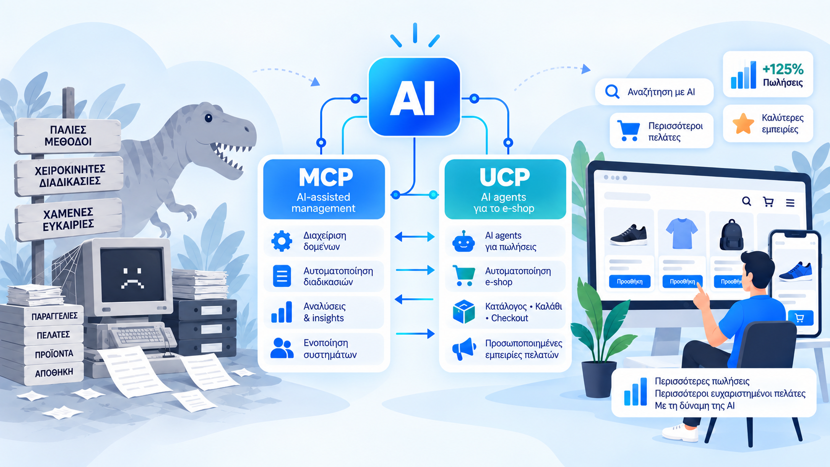 AI, MCP και UCP: Η επόμενη μέρα του ηλεκτρονικού εμπορίου