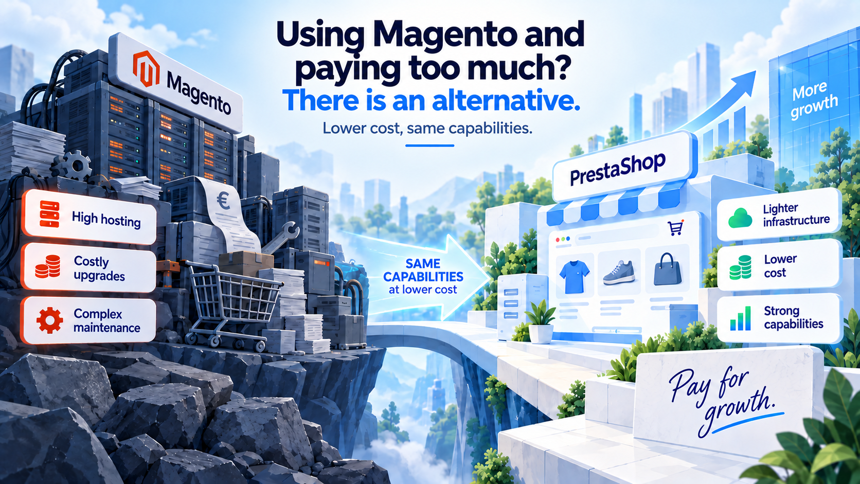 Running Magento and Paying a Fortune? There Is an Alternative